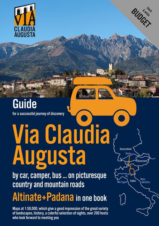 Produktbild: Via Claudia Augusta by car, camper, bus, ... "Altinate" +"Padana" BUDGET