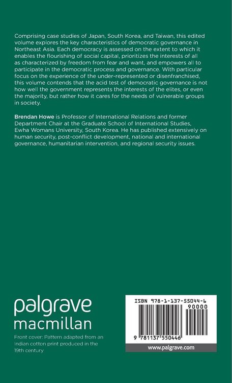 Produktbild: Democratic Governance in Northeast Asia: A Human-Centered Approach to Evaluating Democracy