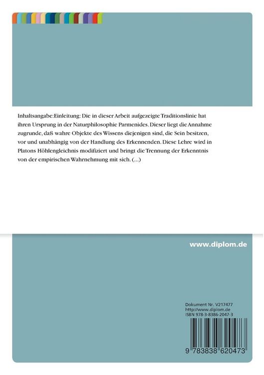Produktbild: Die erkenntnistheoretische H&ouml;hle in der konstruktivistischen Museumsp&auml;dogogik f&uuml;r Erwachsene