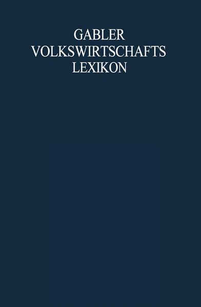 Produktbild: Gabler Volkswirtschafts Lexikon