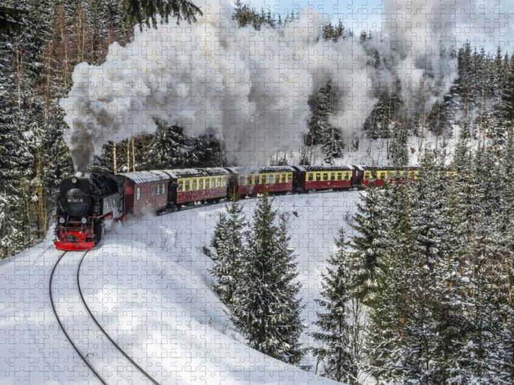 Produktbild: CALVENDO Puzzle Borckenbahn | 1000 Teile Lege-Gr&ouml;&szlig;e 64x48cm Foto-Puzzle f&uuml;r gl&uuml;ckliche Stunden