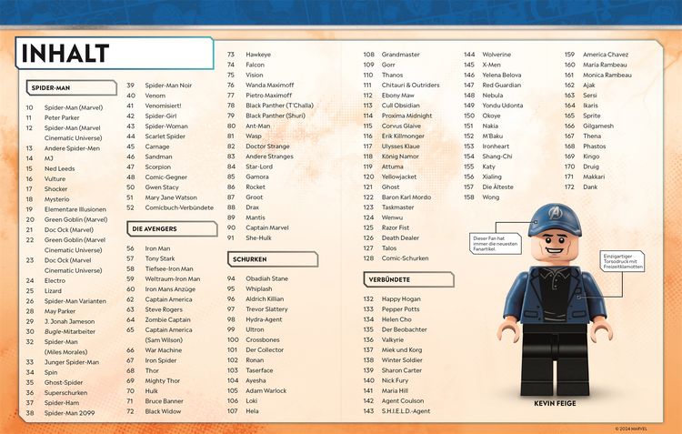 Produktbild: LEGO® Marvel Lexikon der Minifiguren