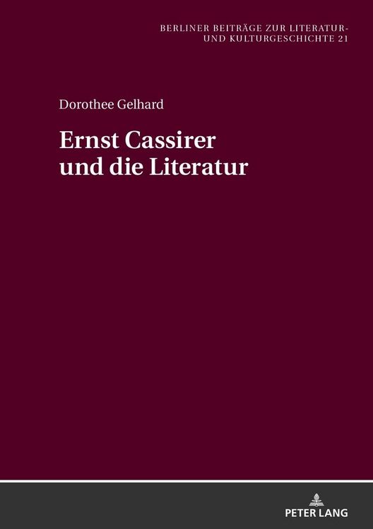 Produktbild: Ernst Cassirer und die Literatur