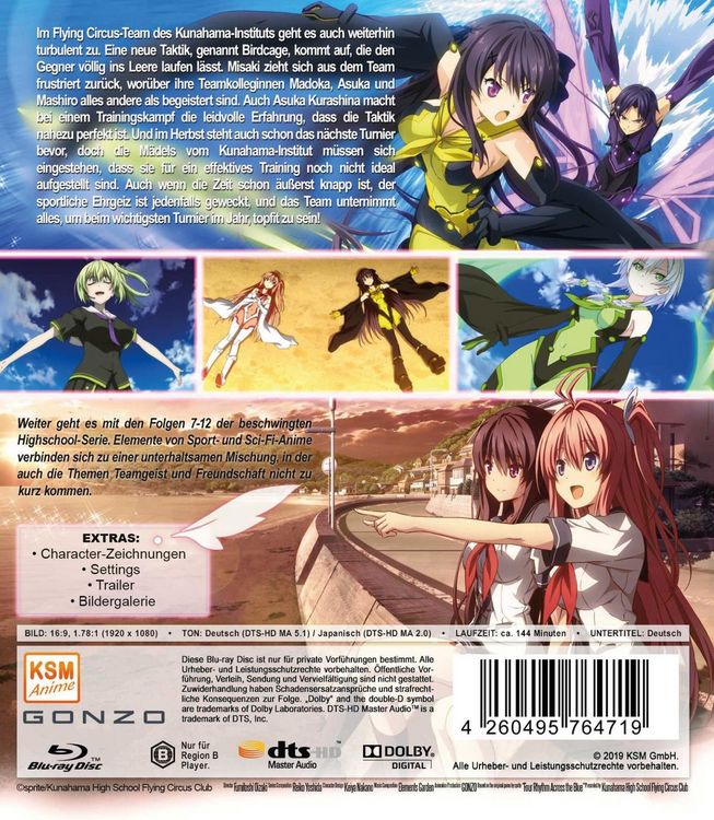 Produktbild: Aokana - Four Rhythm Across the Blue - Volume 2: Episode 07-12