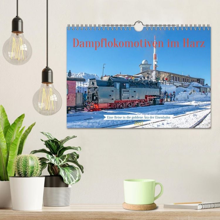 Produktbild: Dampflokomotiven im Harz - Eine Reise in die goldene &Auml;ra der Eisenbahn (Wandkalender 2027 DIN A4 quer), CALVENDO Monatskalender