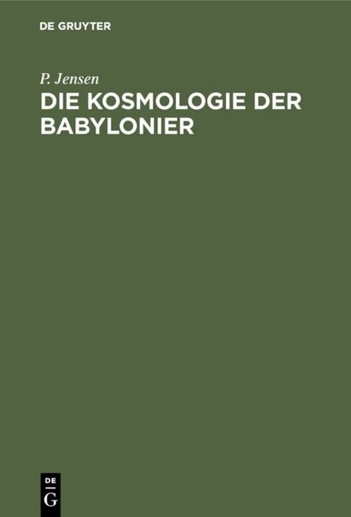 Produktbild: Die Kosmologie der Babylonier
