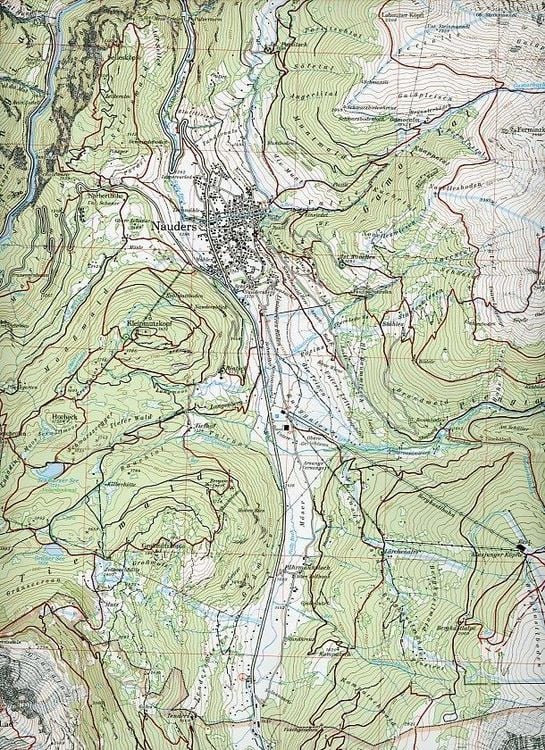 Produktbild: DAV Alpenvereinskarte 30/4 &Ouml;tztaler Alpen - Nauderer Berge 1 : 25 000