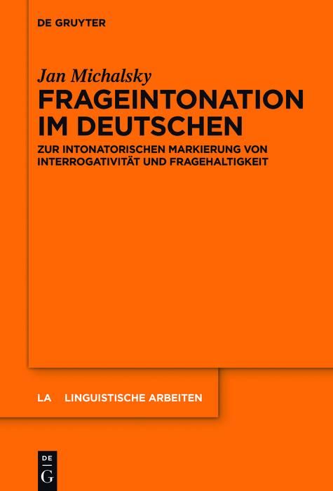 Produktbild: Frageintonation im Deutschen