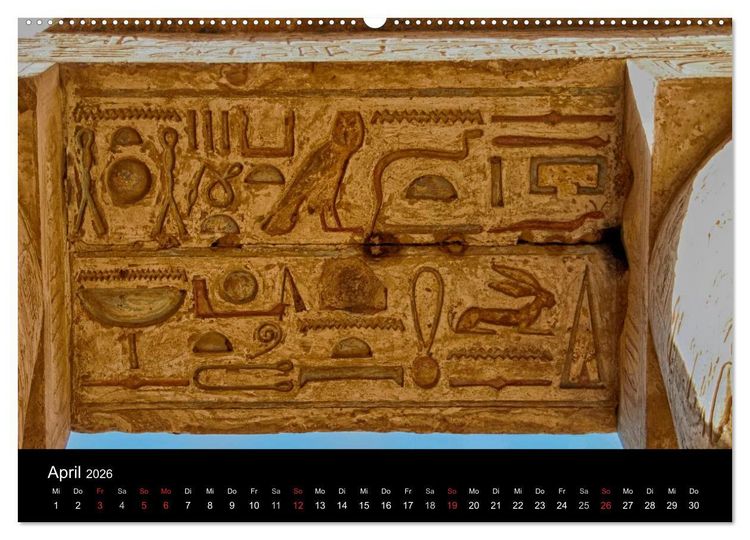 Produktbild: Luxor in Bildern - Auf den Spuren des antiken &Auml;gypten in Theben Ost und Theben West (hochwertiger Premium Wandkalender 2026 DIN A2 quer), Kunstdruck in Hochglanz