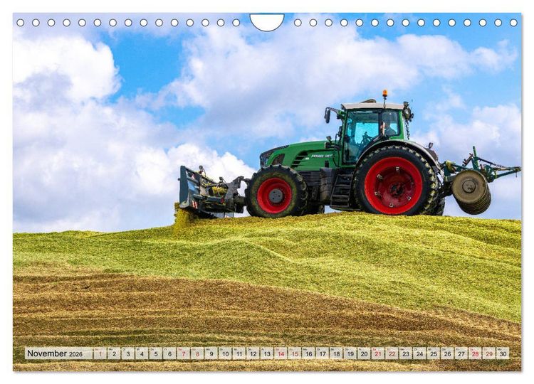 Produktbild: Maisernte am Deich (Wandkalender 2026 DIN A4 quer), CALVENDO Monatskalender