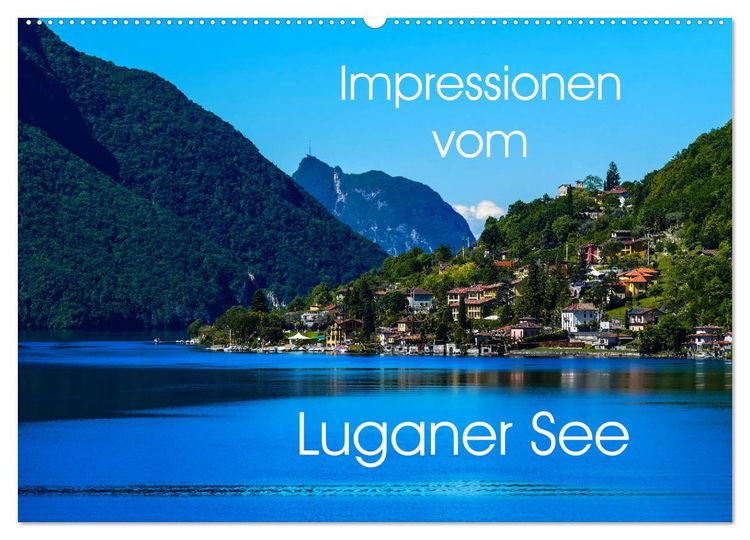 Produktbild: Impressionen vom Luganer See (Wandkalender 2026 DIN A2 quer), CALVENDO Monatskalender