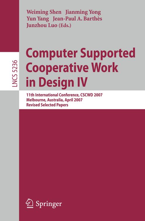 Produktbild: Computer Supported Cooperative Work in Design IV