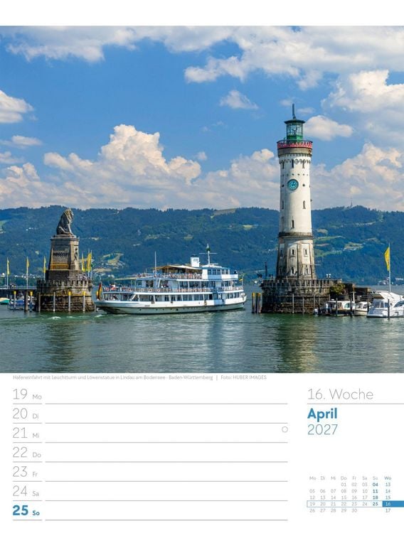 Produktbild: Malerisches Deutschland Wochenplaner Kalender 2027