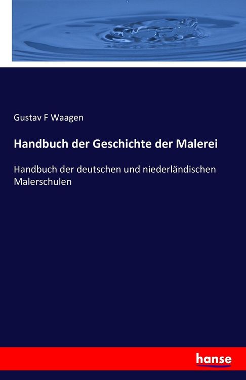 Produktbild: Handbuch der Geschichte der Malerei
