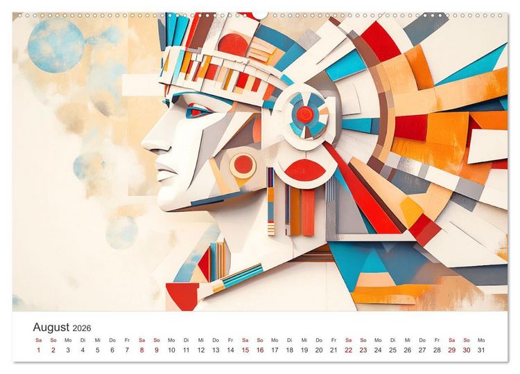 Produktbild: Die Farben des Origami (Wandkalender 2026 DIN A2 quer), CALVENDO Monatskalender
