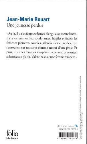 Produktbild: Rouart, J: Jeunesse perdue