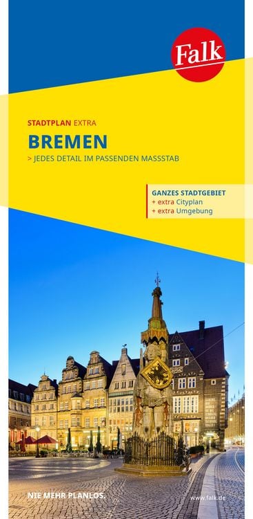 Produktbild: Falk Stadtplan Extra Bremen 1:22.500