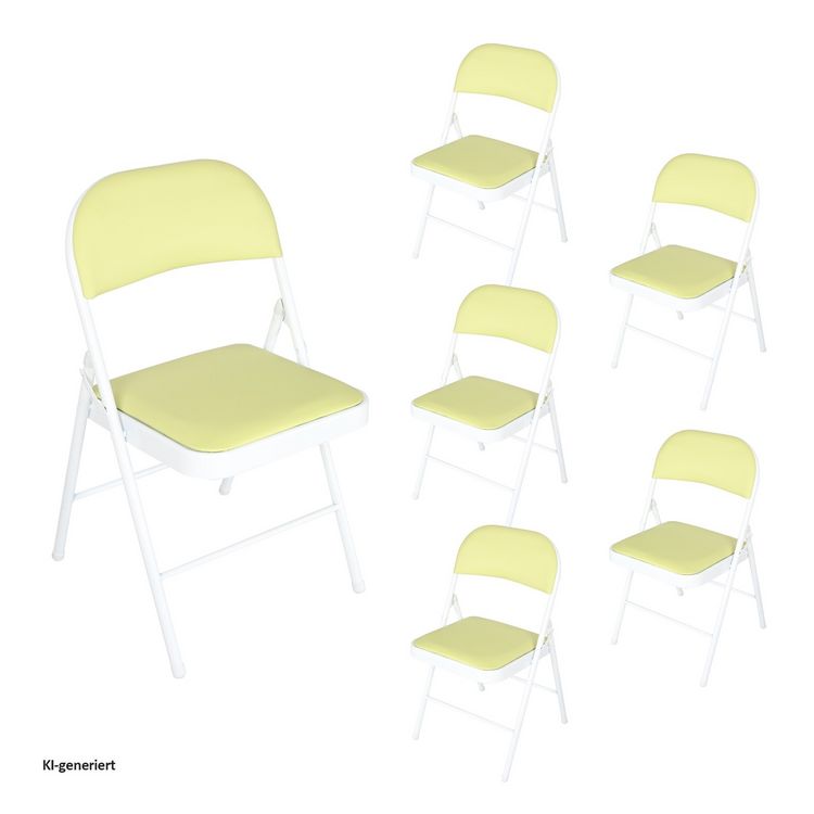 Produktbild: HTI-Living Klappst&uuml;hle 6er Set Wedigo Gr&uuml;n Klappst&uuml;hle 6er Set Wedigo Gr&uuml;n