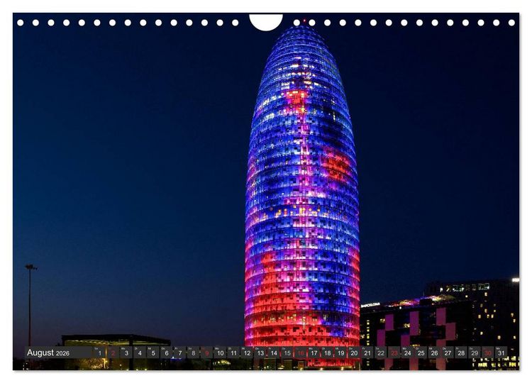Produktbild: Metropole Barcelona (Wandkalender 2026 DIN A4 quer), CALVENDO Monatskalender