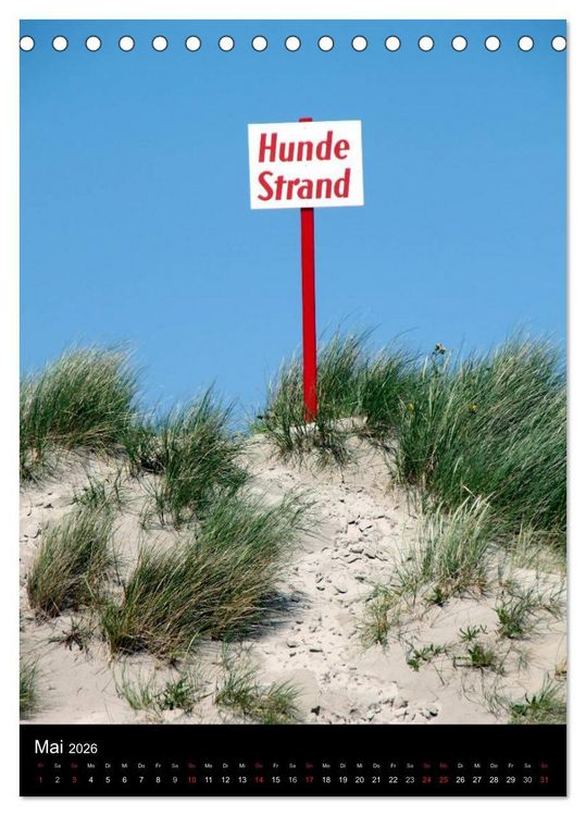 Produktbild: Borkum (Tischkalender 2026 DIN A5 hoch), CALVENDO Monatskalender