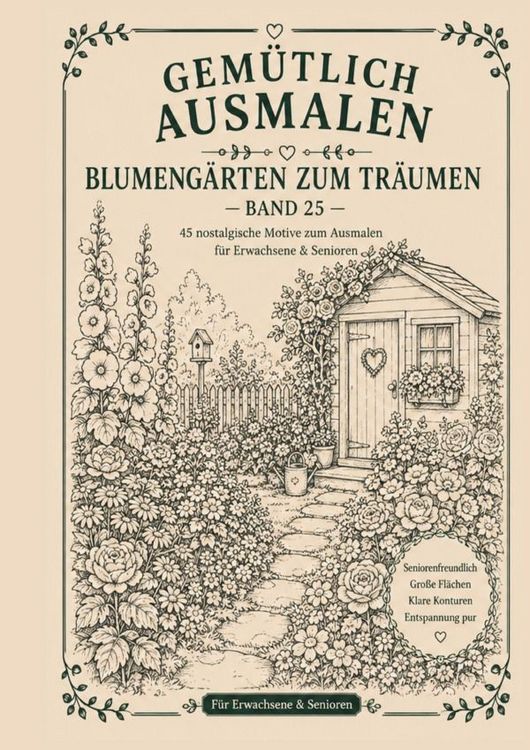 Produktbild: Gem&uuml;tlich ausmalen / Gem&uuml;tlich ausmalen - Blumeng&auml;rten zum Tr&auml;umen