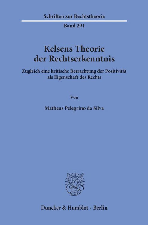 Produktbild: Kelsens Theorie der Rechtserkenntnis.