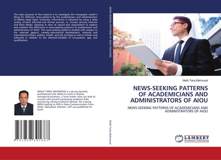 Produktbild: News-Seeking Patterns Of Academicians and Administrators Of Aiou