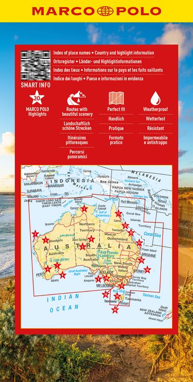 Produktbild: MARCO POLO Reisekarte Australien 1:4 Mio.