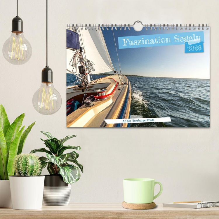 Produktbild: Faszination Segeln - An der Flensburger F&ouml;rde (Wandkalender 2026 DIN A4 quer), CALVENDO Monatskalender