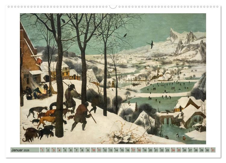 Produktbild: Pieter Bruegel d.&Auml;. (Wandkalender 2026 DIN A2 quer), CALVENDO Monatskalender