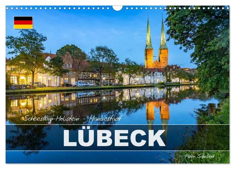 Produktbild: Schleswig-Holstein - Hansestadt L&uuml;beck (Wandkalender 2027 DIN A3 quer), CALVENDO Monatskalender