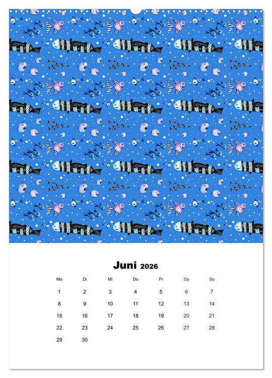 Produktbild: MUSTERMACKE (hochwertiger Premium Wandkalender 2026 DIN A2 hoch), Kunstdruck in Hochglanz