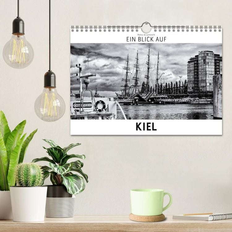 Produktbild: Ein Blick auf Kiel (Wandkalender 2027 DIN A4 quer), CALVENDO Monatskalender