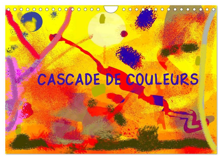 Produktbild: Cascade de couleurs (Calendrier mural 2026 DIN A4 vertical), CALVENDO calendrier mensuel