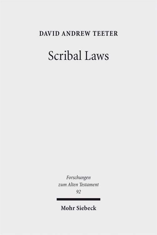 Produktbild: Scribal Laws
