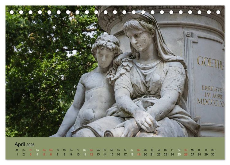 Produktbild: Gro&szlig;er Tiergarten Berlin - Von Dichtern und Komponisten (Tischkalender 2026 DIN A5 quer), CALVENDO Monatskalender