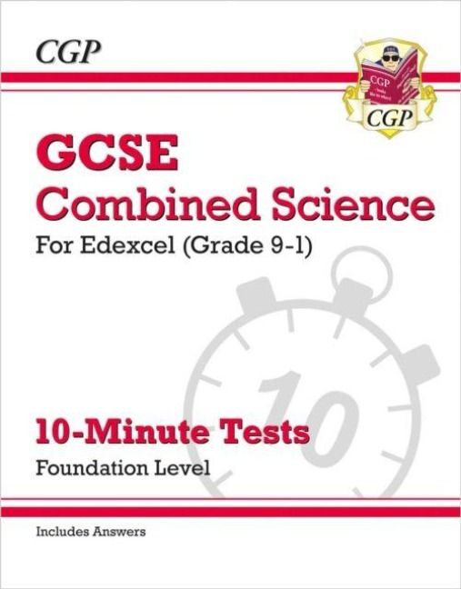 Produktbild: GCSE Combined Science: Edexcel 10-Minute Tests - Foundation (includes Answers)