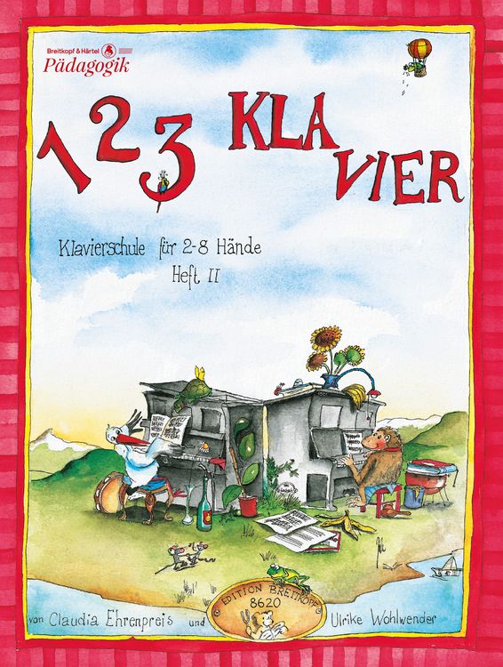 Produktbild: 1 2 3 Kla-vier Heft 2