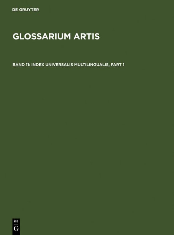 Produktbild: Index Universalis Multilingualis