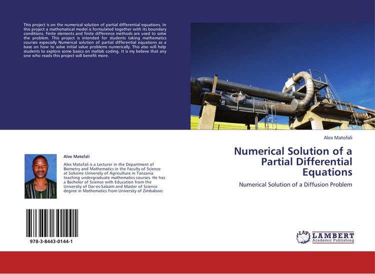 Produktbild: Numerical Solution of a Partial Differential Equations