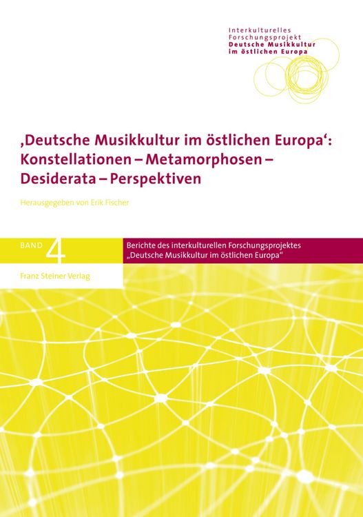 Produktbild: Deutsche Musikkultur im &ouml;stlichen Europa