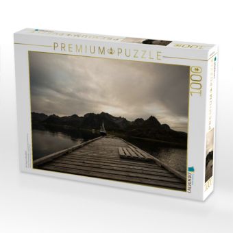 Produktbild: CALVENDO Puzzle Der Steg im Abendlicht | 1000 Teile Lege-Gr&ouml;&szlig;e 64x48cm Foto-Puzzle f&uuml;r gl&uuml;ckliche Stunden