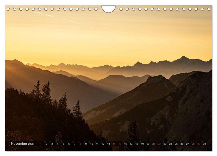 Produktbild: Naturparadies Allg&auml;u - Von Oberstdorf bis F&uuml;ssen (Wandkalender 2026 DIN A4 quer), CALVENDO Monatskalender