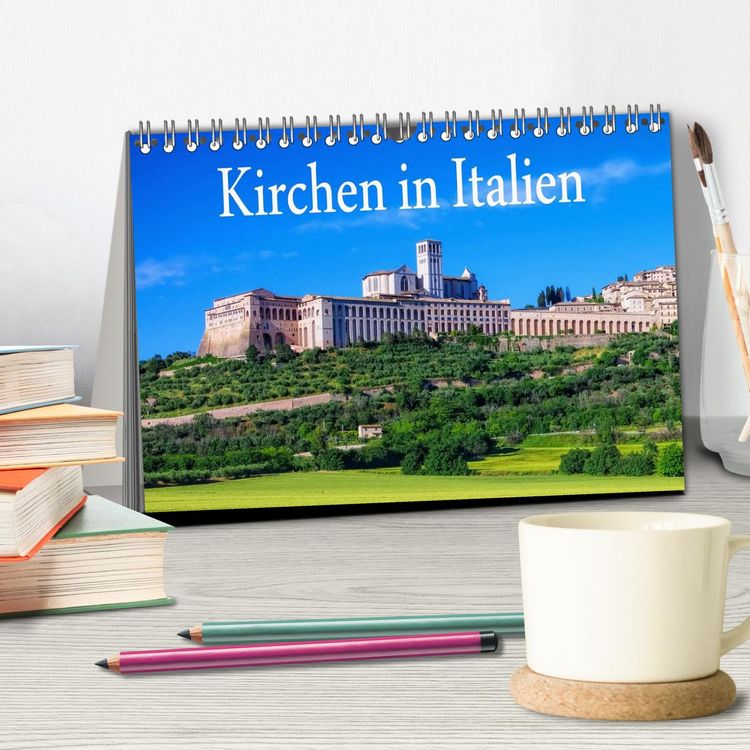 Produktbild: Kirchen in Italien (Tischkalender 2026 DIN A5 quer), CALVENDO Monatskalender