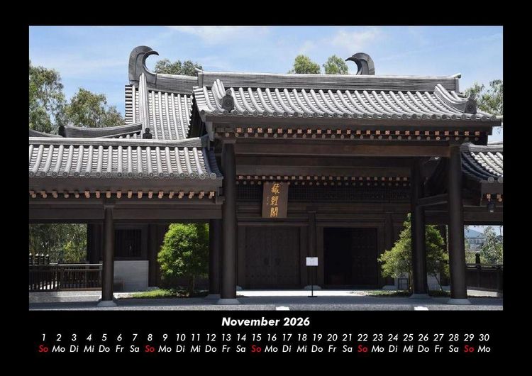 Produktbild: Tempel unserer Erde 2026 Fotokalender DIN A3
