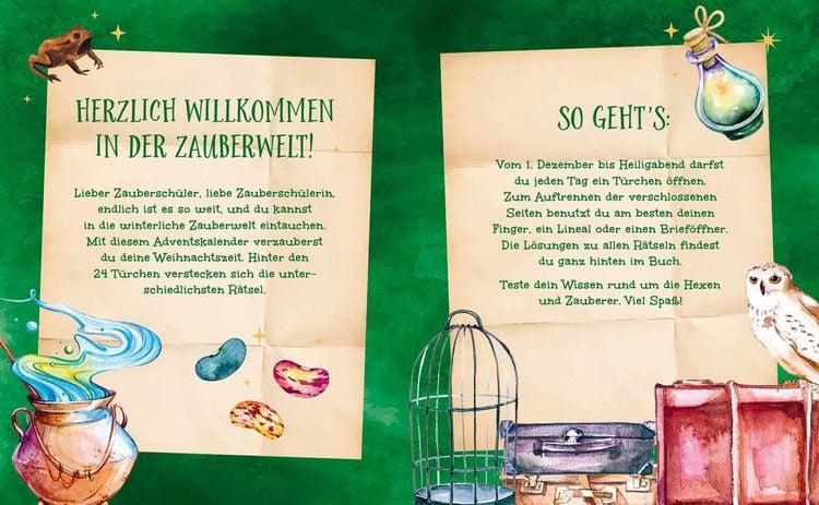 Produktbild: Mein R&auml;tsel-Adventskalender f&uuml;r Harry Potter-Fans