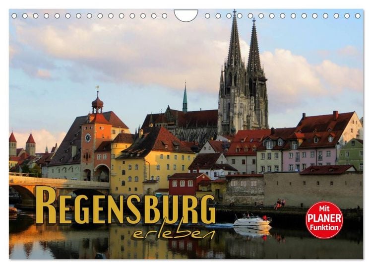 Produktbild: Regensburg erleben (Wandkalender 2026 DIN A4 quer), CALVENDO Monatskalender