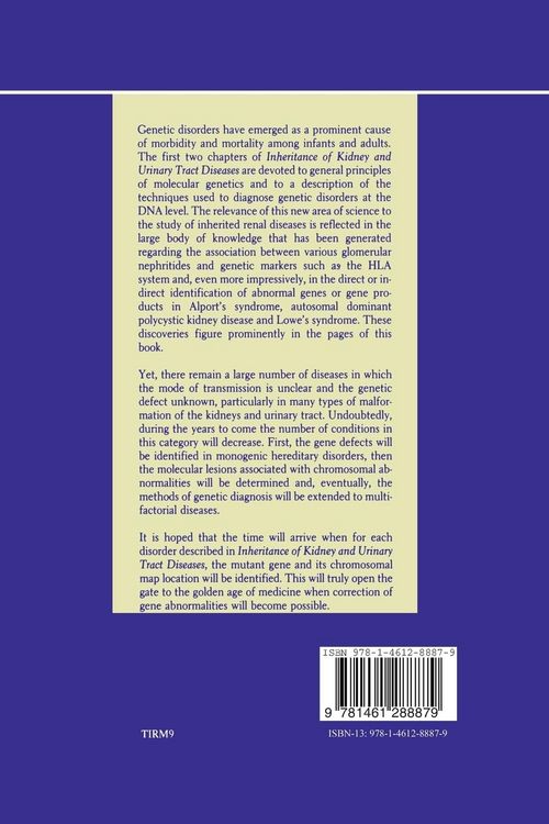 Produktbild: Inheritance of Kidney and Urinary Tract Diseases
