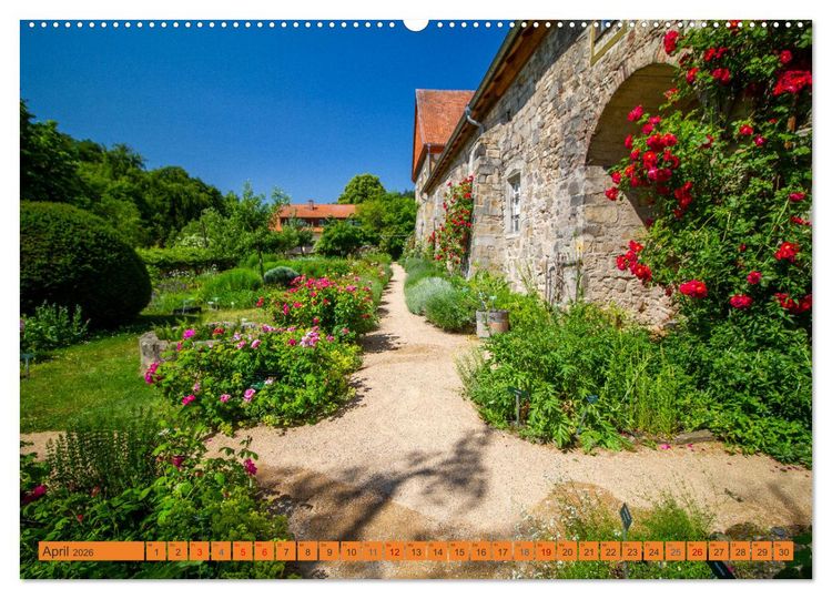 Produktbild: Das Kloster Michaelstein erleben &ndash; Ehemalige Zisterzienser &ndash; Abtei in Blankenburg am Harz (Wandkalender 2026 DIN A2 quer), CALVENDO Monatskalender