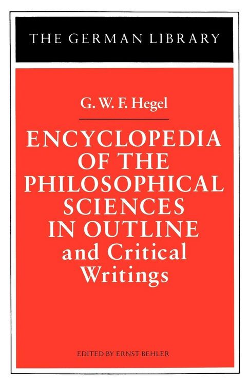 Produktbild: Encyclopedia of the Philosophical Sciences in Outline